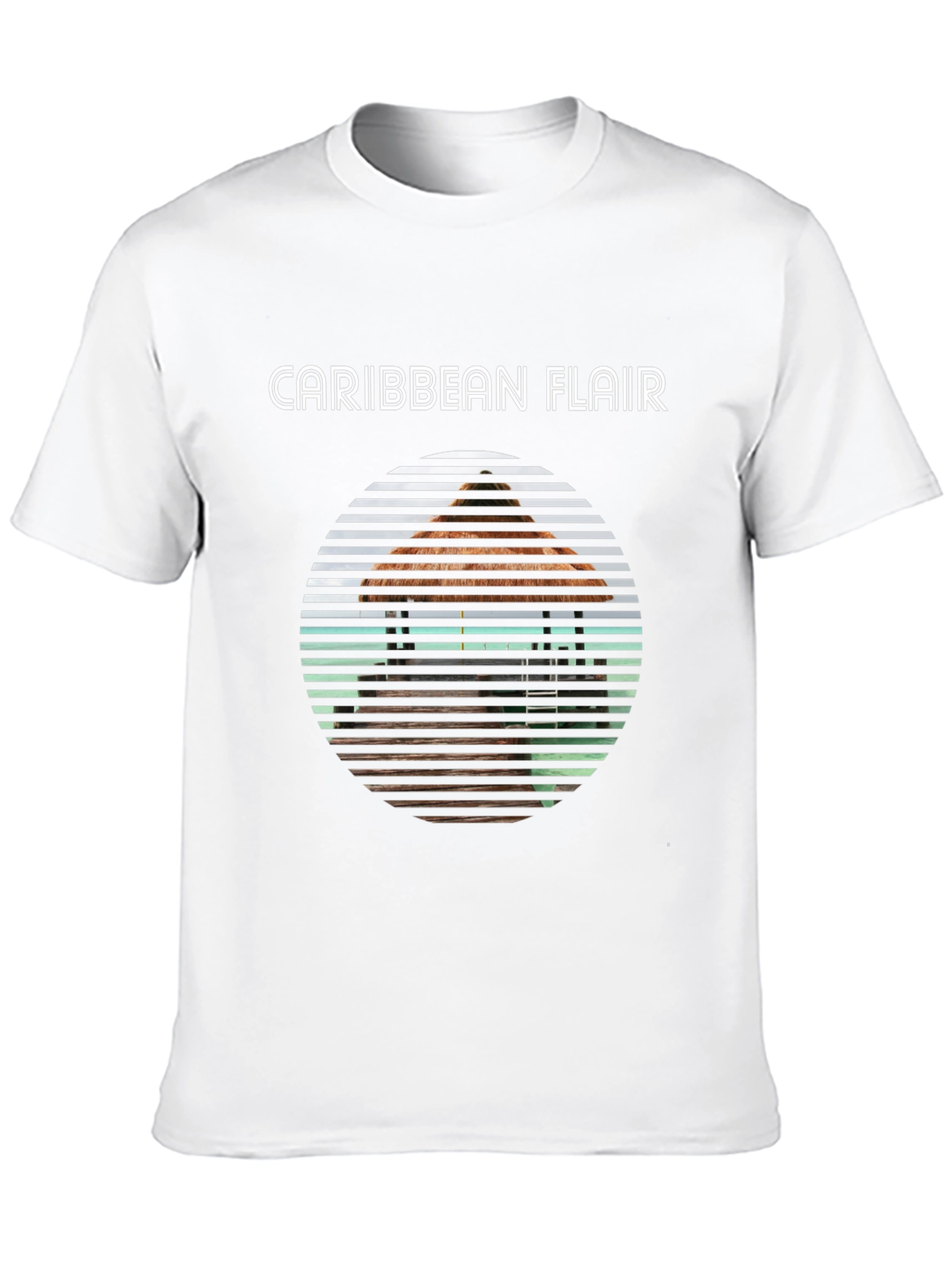 Caribbean Flair Graphic T-Shirt