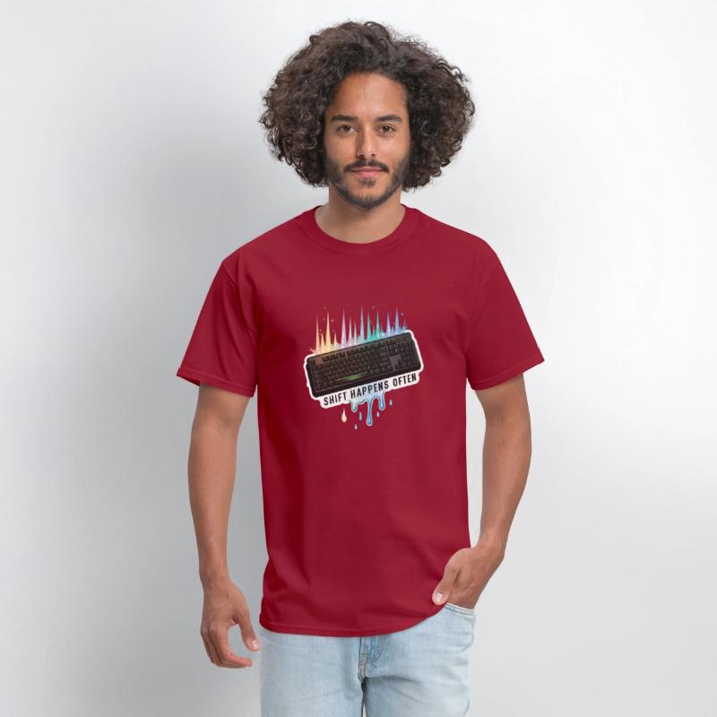 PC Gamer Keyboard - Shift Happens Often - Merch