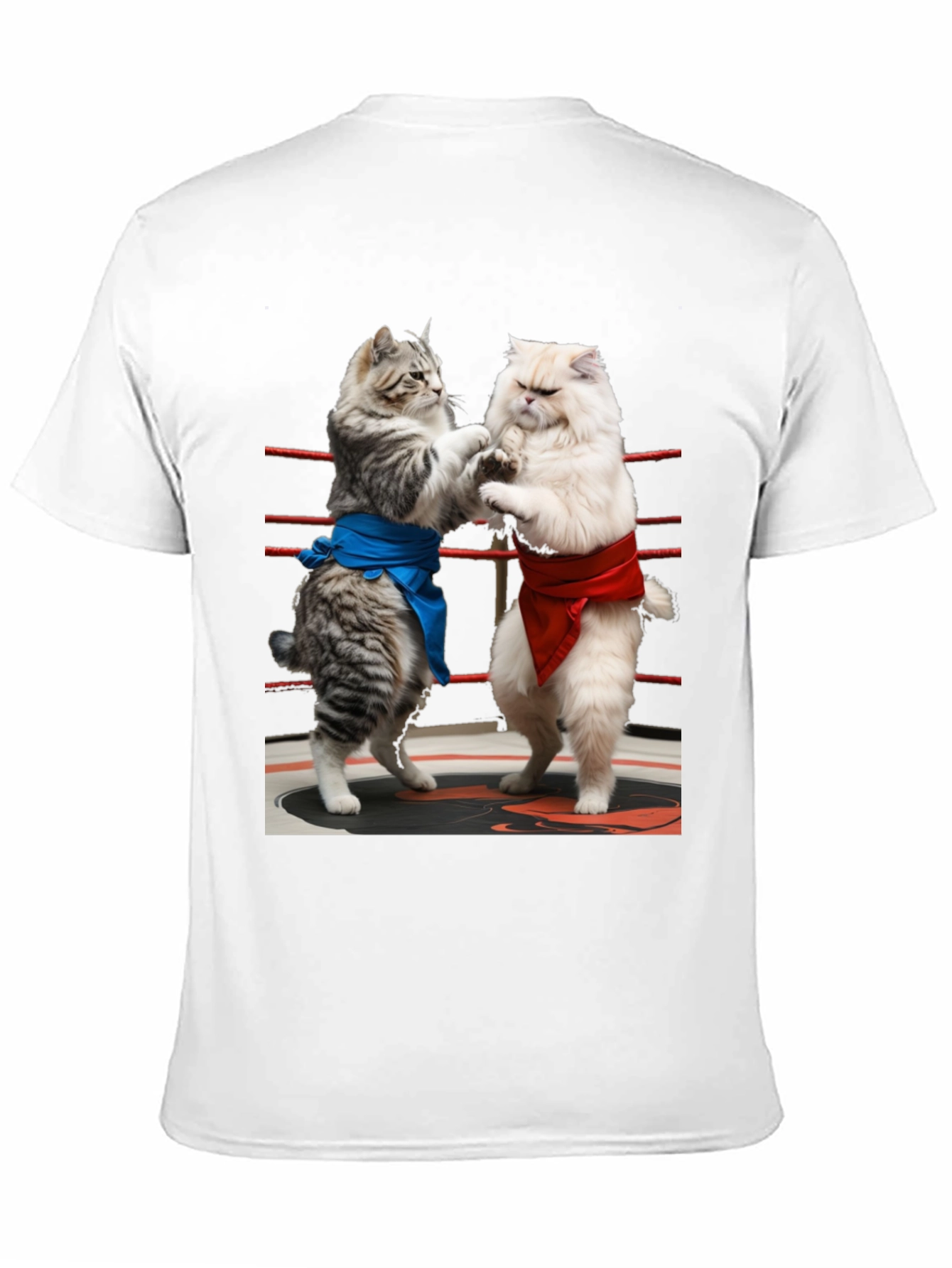 Sumo Cats T-Shirt - Funny Kitten Wrestling Tee
