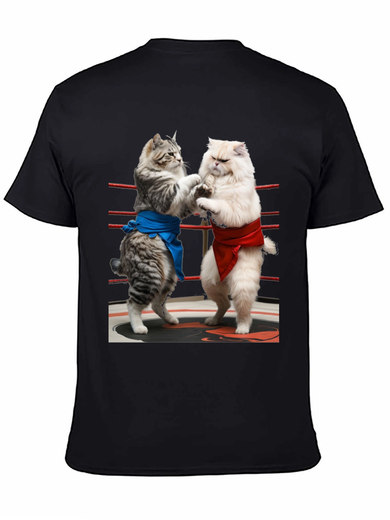 Sumo Cats T-Shirt - Funny Kitten Wrestling Tee