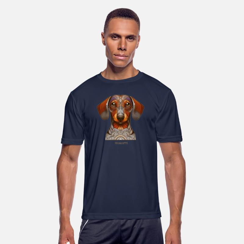 Peaceful Dachshund with Mandala Pattern Vol.2