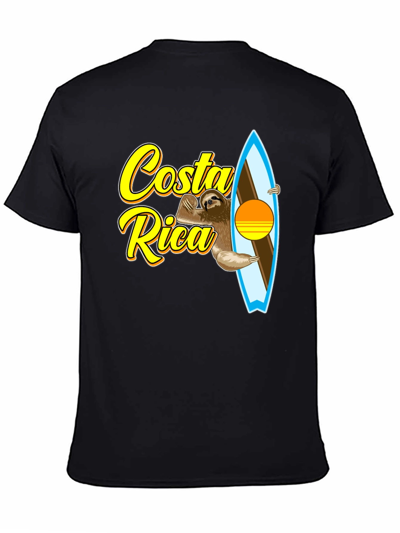 Costa Rica Sloth Surfing T-Shirt