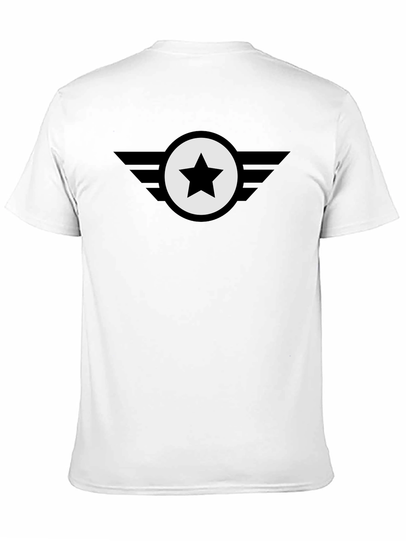 Black Star Emblem Tee - Classic Cool