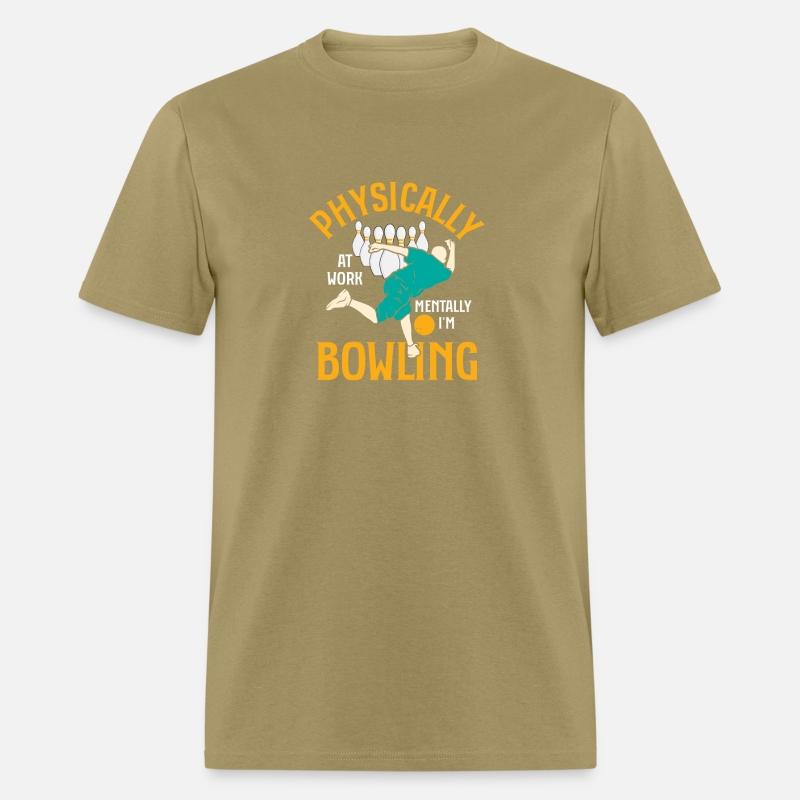 Physically At Work Mentally I'm Bowling Bowler Tea