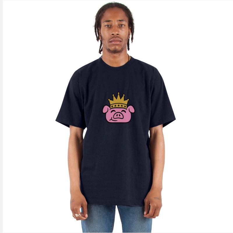 Pig King Head Queen Crown Prince Princess