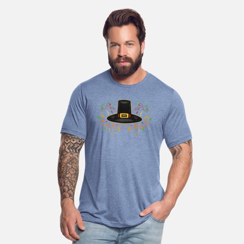 Pilgrims Hat With Leaves And Ornaments