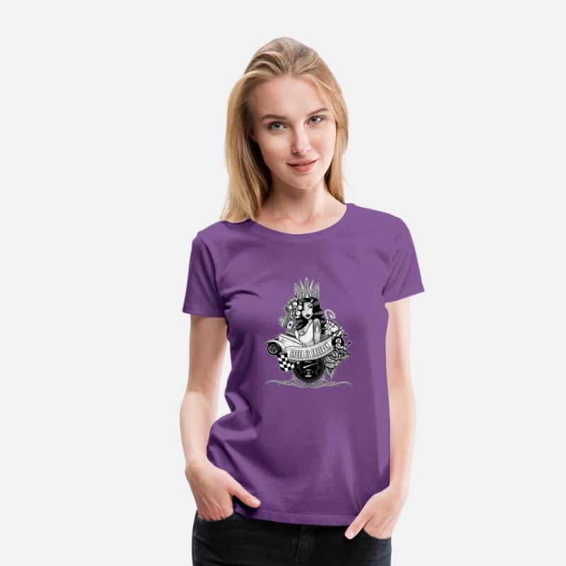 Pin up, Hot rod and Speedometer, black and white