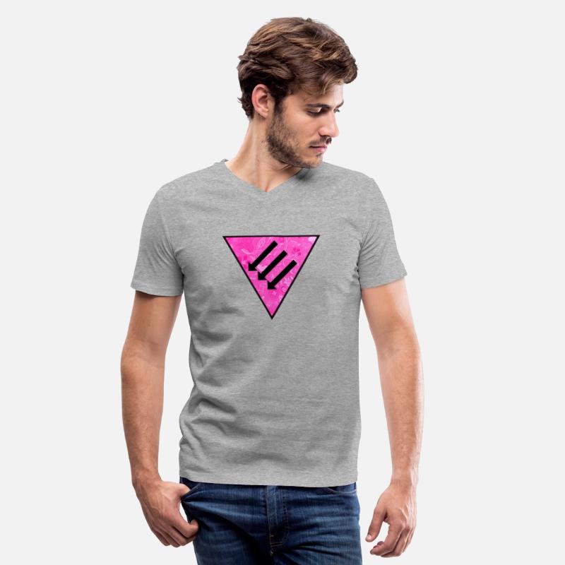 Pink Triangle Iron Front Simple