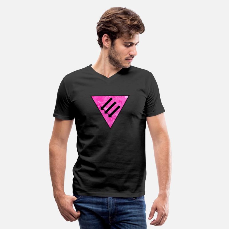 Pink Triangle Iron Front Simple