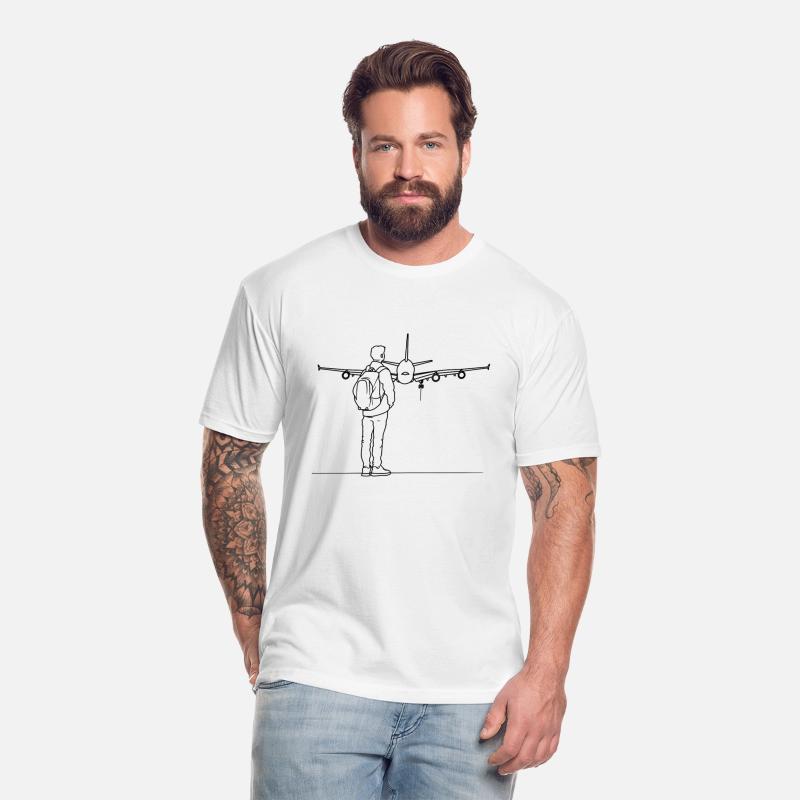 Plane Spotter One Line Drawing