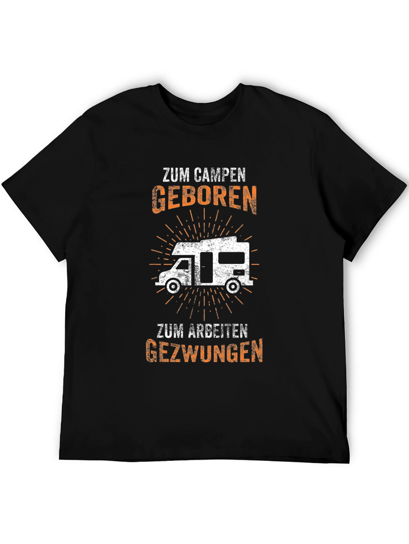 Zum Campen Geboren Graphic Tee