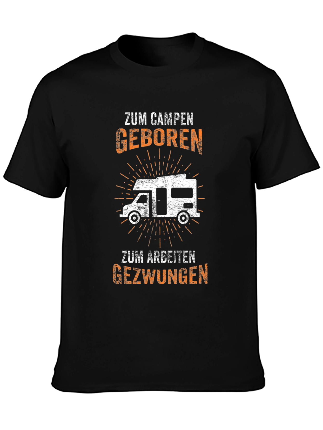 Zum Campen Geboren Graphic Tee