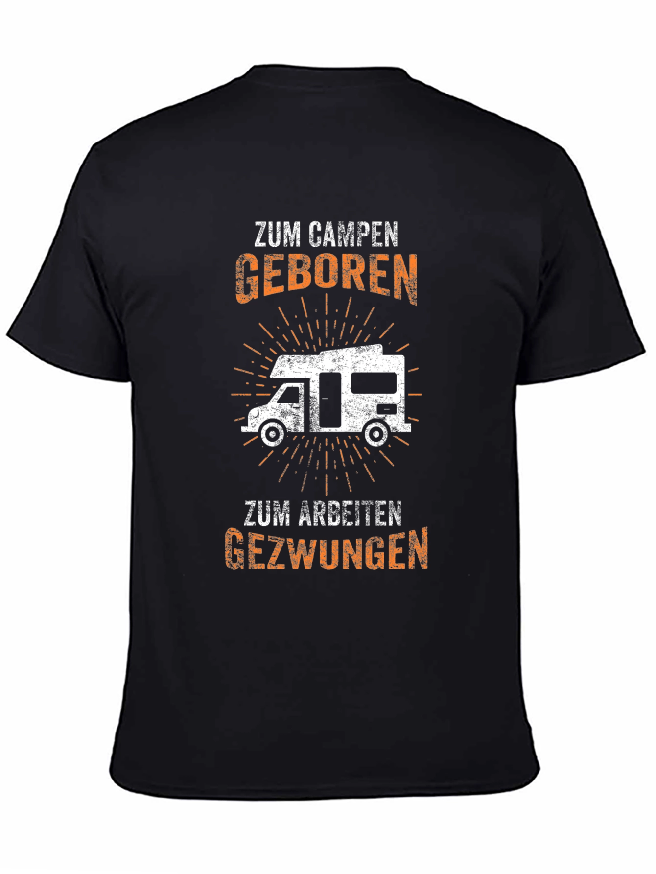 Zum Campen Geboren Graphic Tee