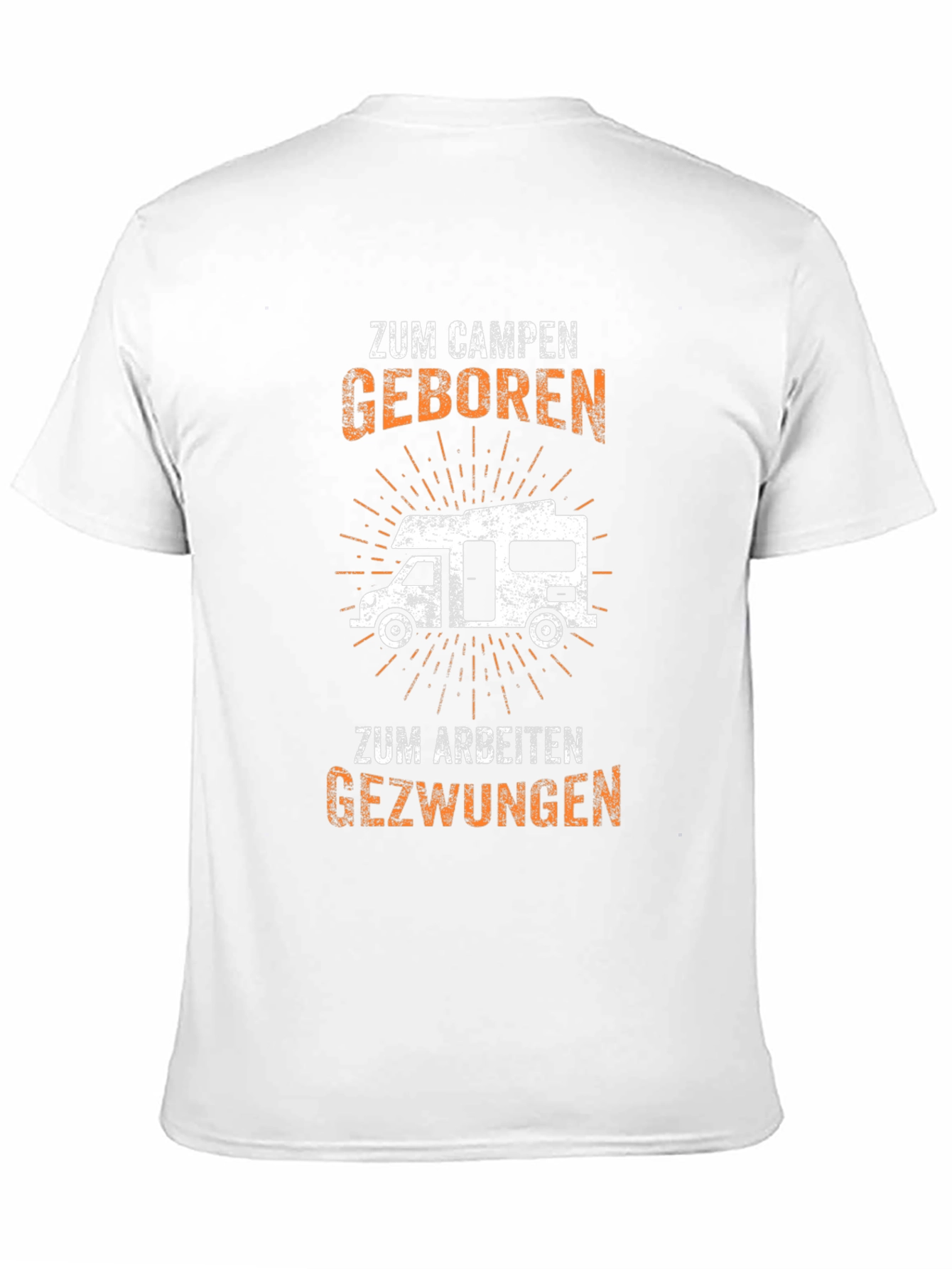 Zum Campen Geboren Graphic Tee
