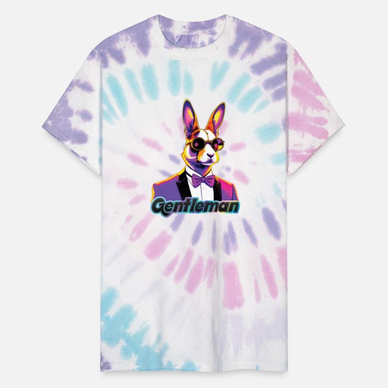 Pop Art Playboy Rabbit Gentleman Cyberpunk Bunny