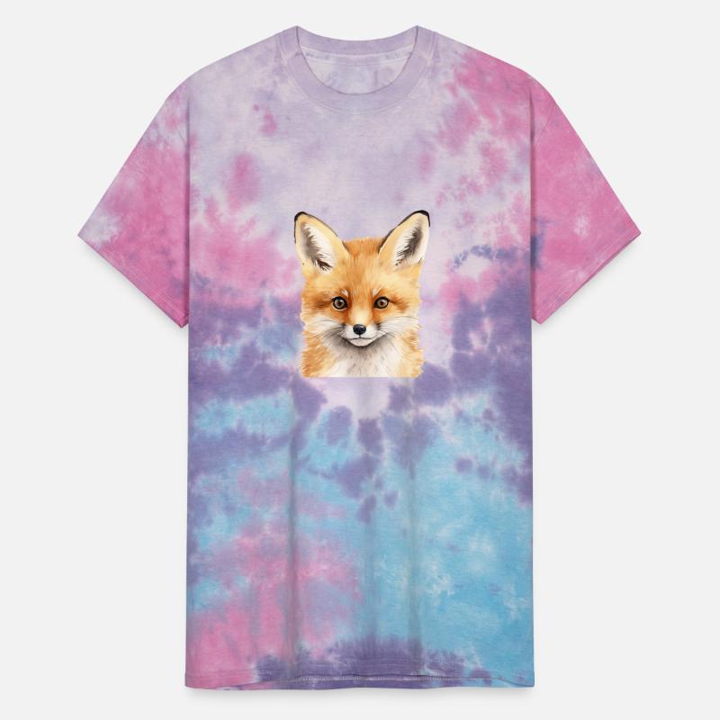 Portrait of a cute fox watercolor