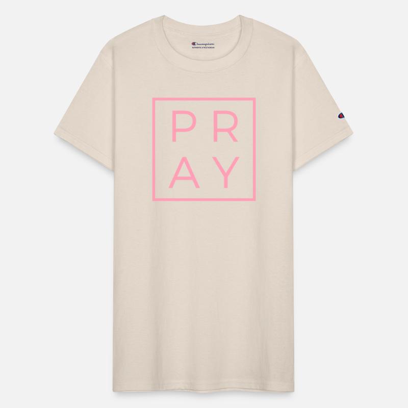 Pray, Christian, Faith, Pink