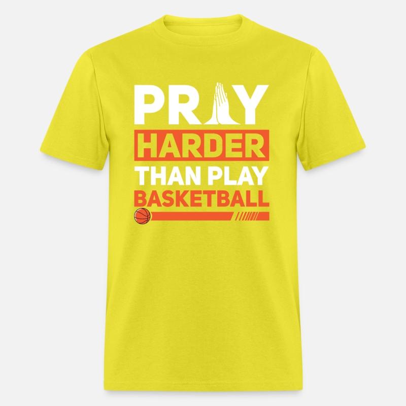 Pray Harder Than Play Basketball Sports Christian