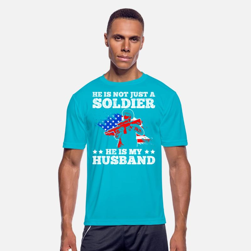 Proud Wife soldier Husband Stars and Stripes USA