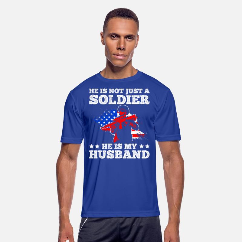 Proud Wife soldier Husband Stars and Stripes USA