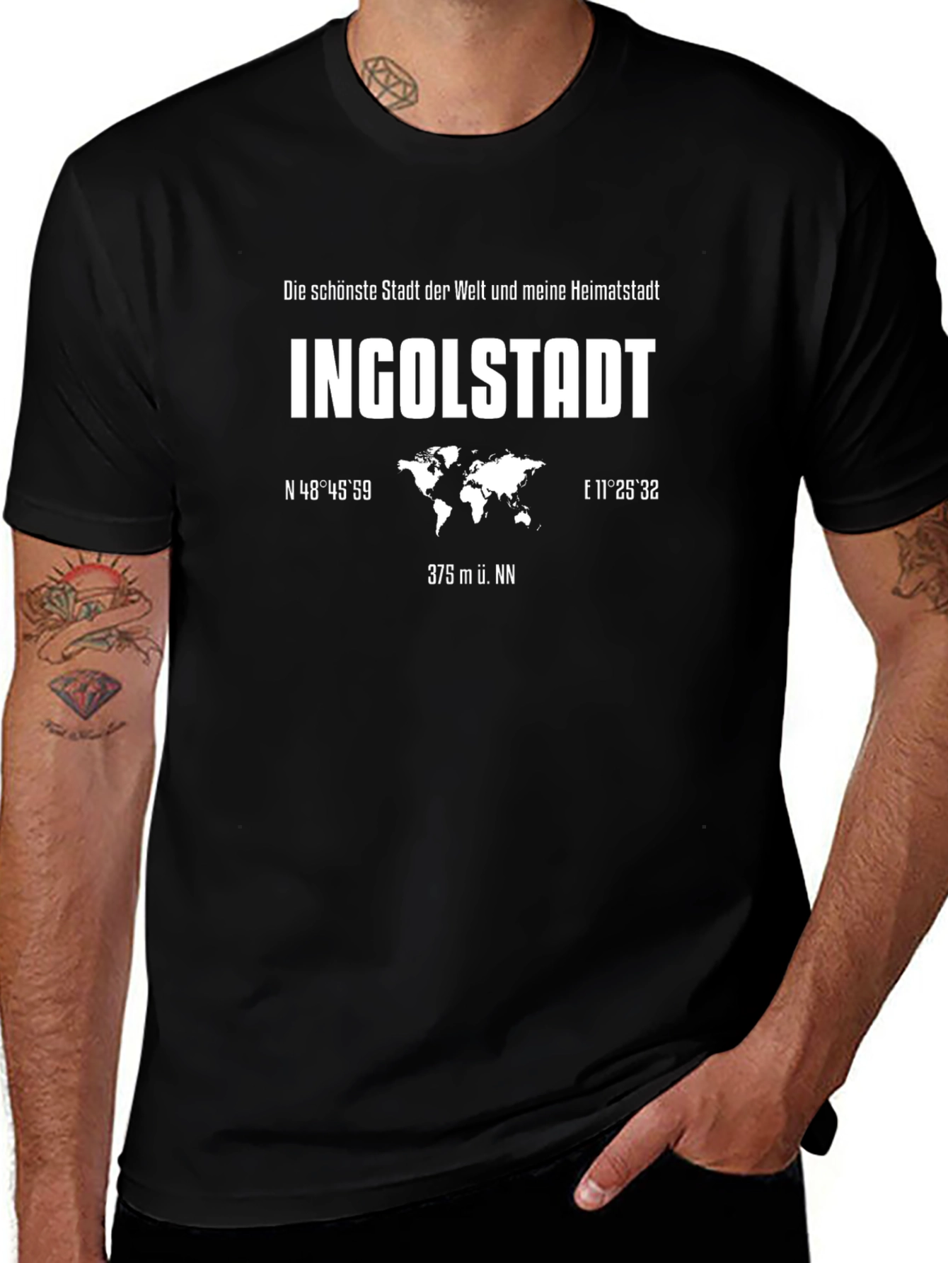 Ingolstadt Heimatstadt T-Shirt - Black
