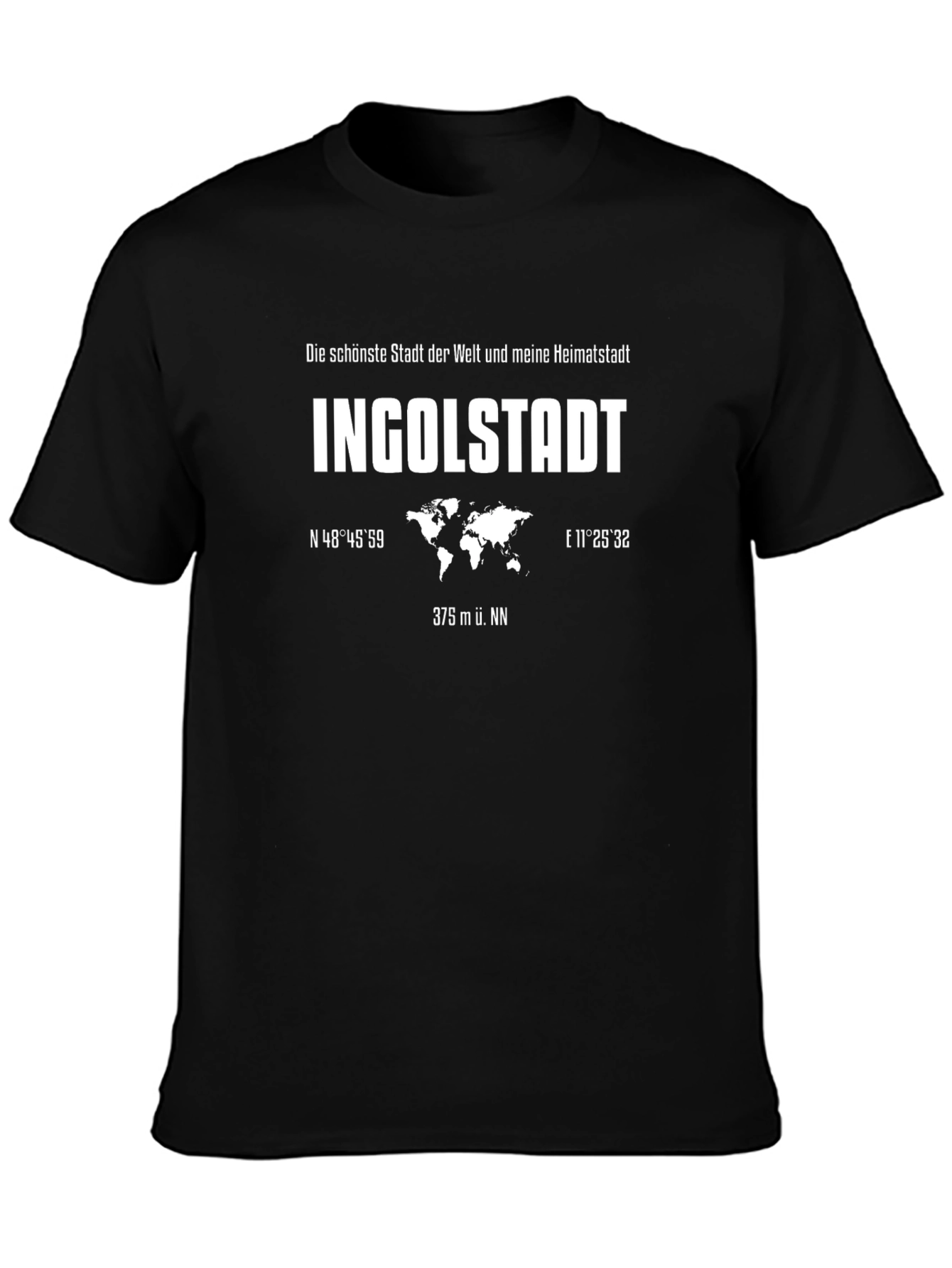Ingolstadt Heimatstadt T-Shirt - Black