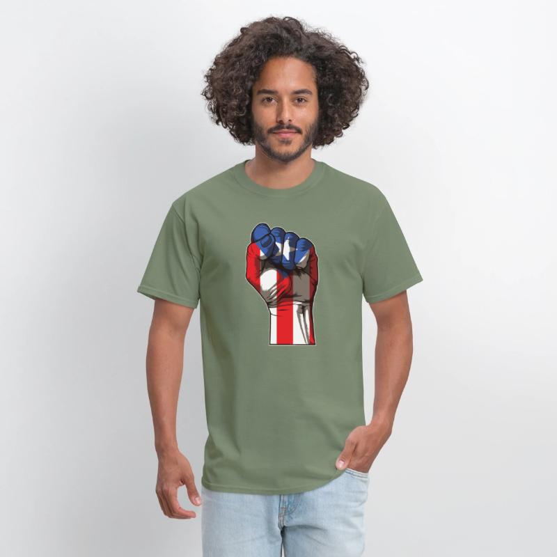 Puerto Rico Fist | Proud Boricua Flag
