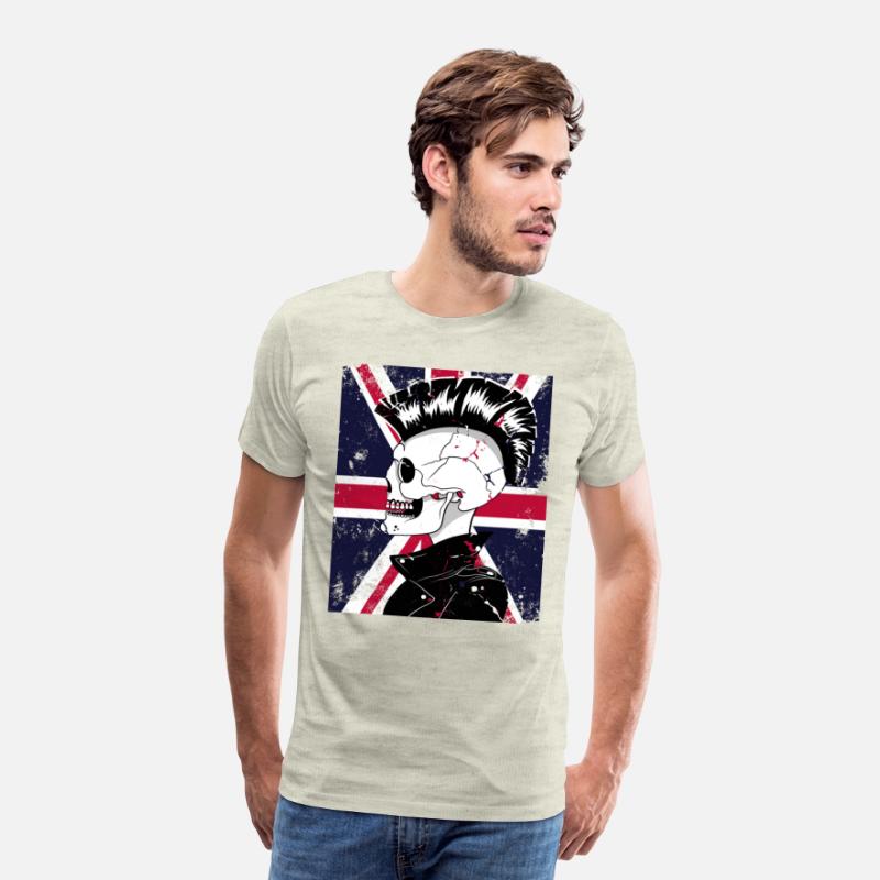 Punk Skull with Union Jack
