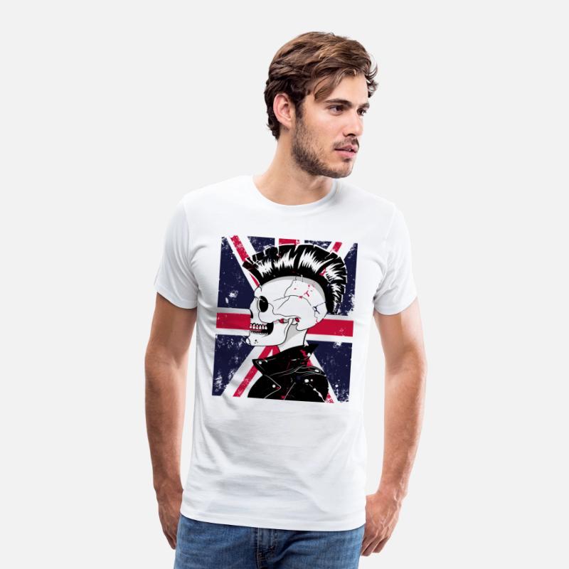 Punk Skull with Union Jack