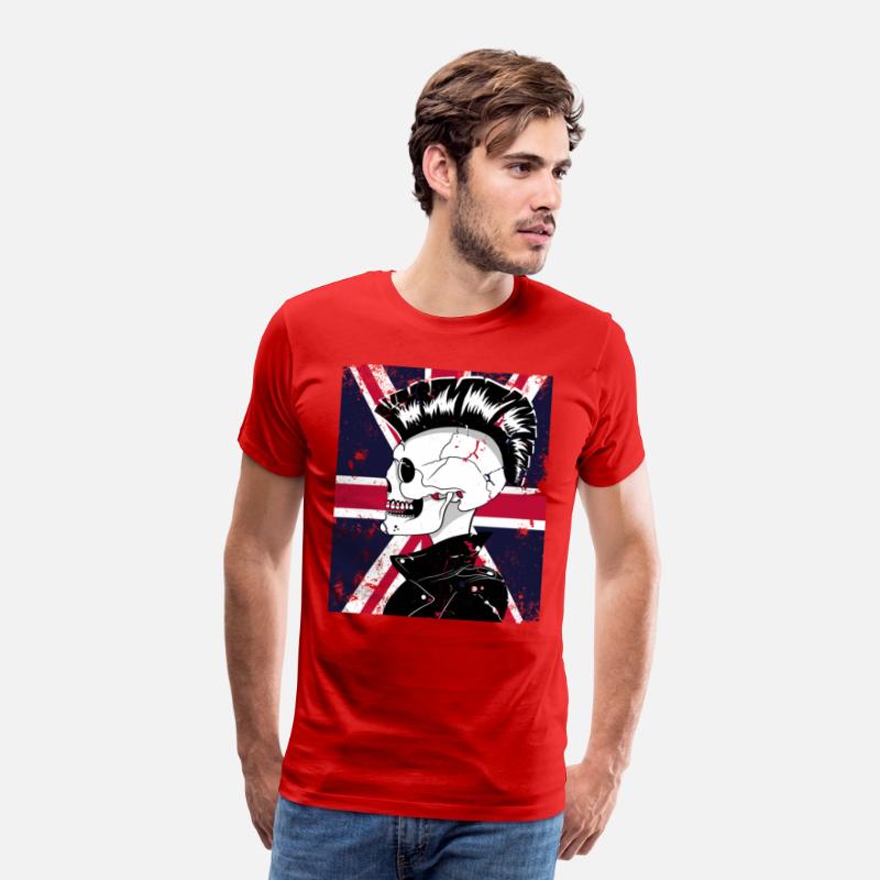 Punk Skull with Union Jack