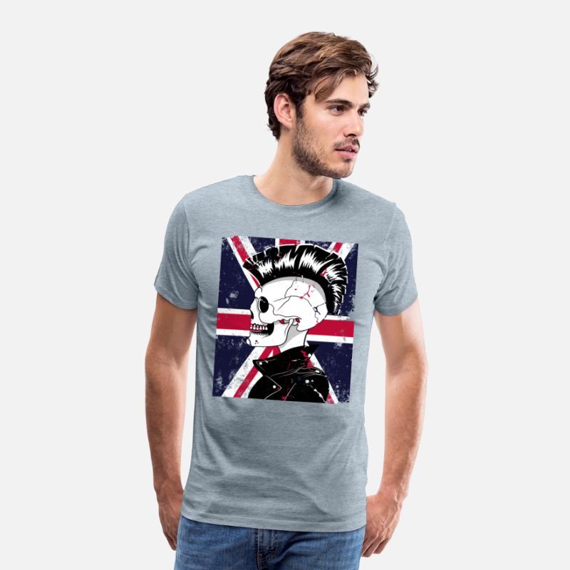Punk Skull with Union Jack
