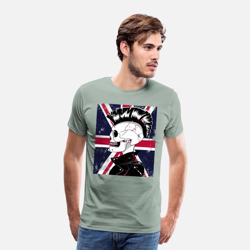 Punk Skull with Union Jack