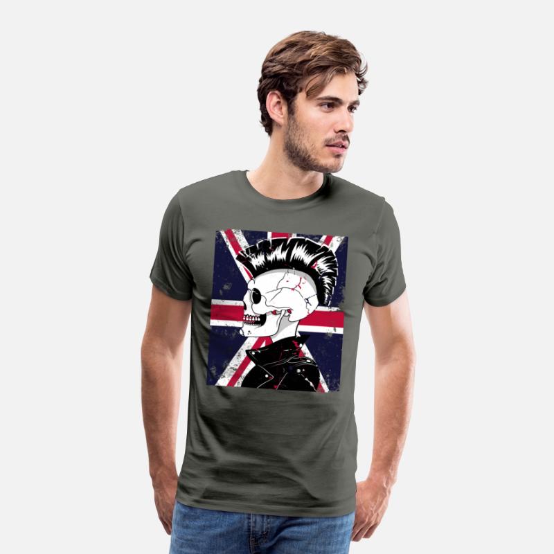 Punk Skull with Union Jack