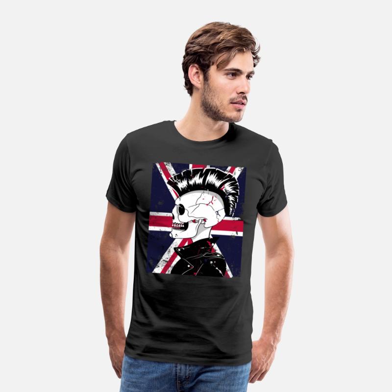Punk Skull with Union Jack