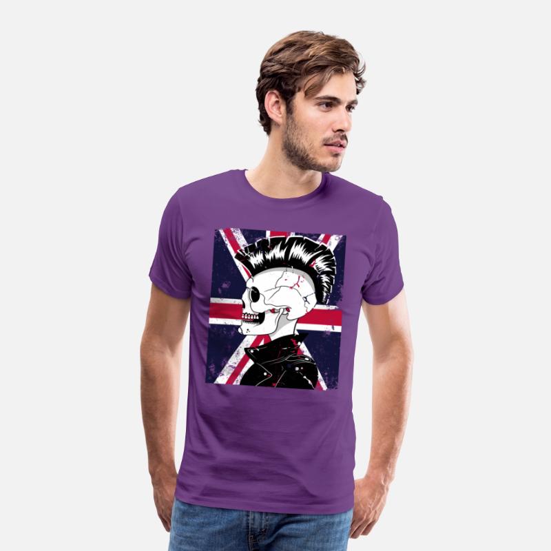Punk Skull with Union Jack