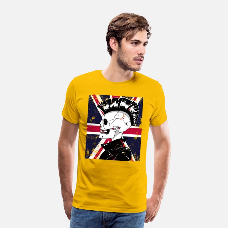 Punk Skull with Union Jack