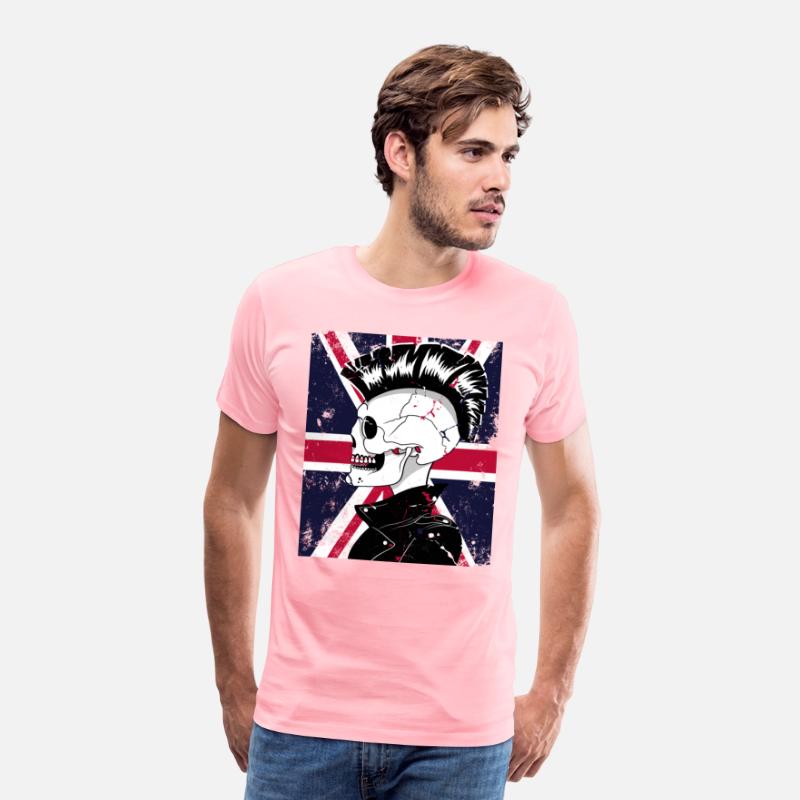 Punk Skull with Union Jack