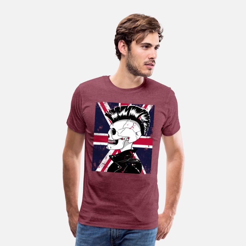 Punk Skull with Union Jack