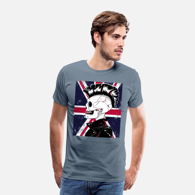 Punk Skull with Union Jack