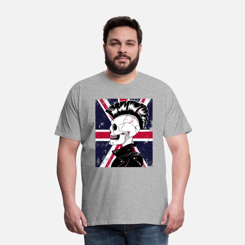 Punk Skull with Union Jack