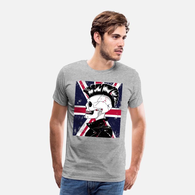 Punk Skull with Union Jack