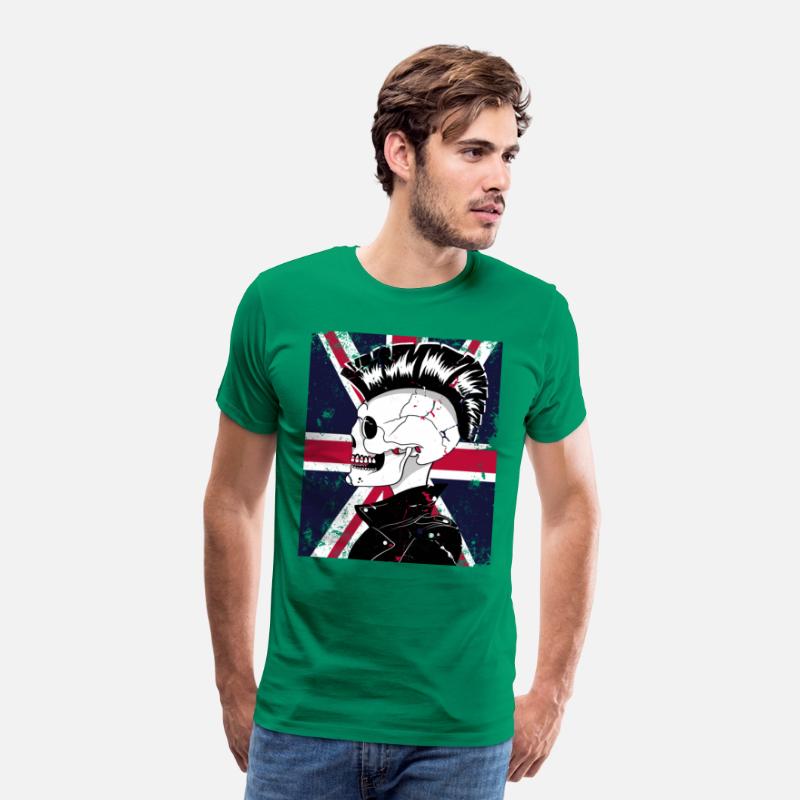 Punk Skull with Union Jack