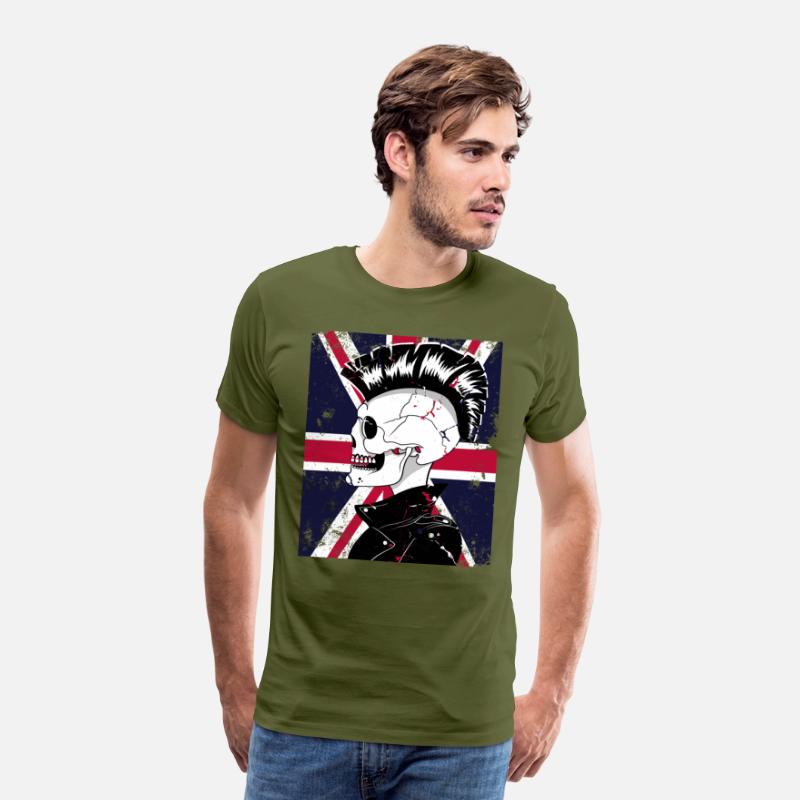 Punk Skull with Union Jack