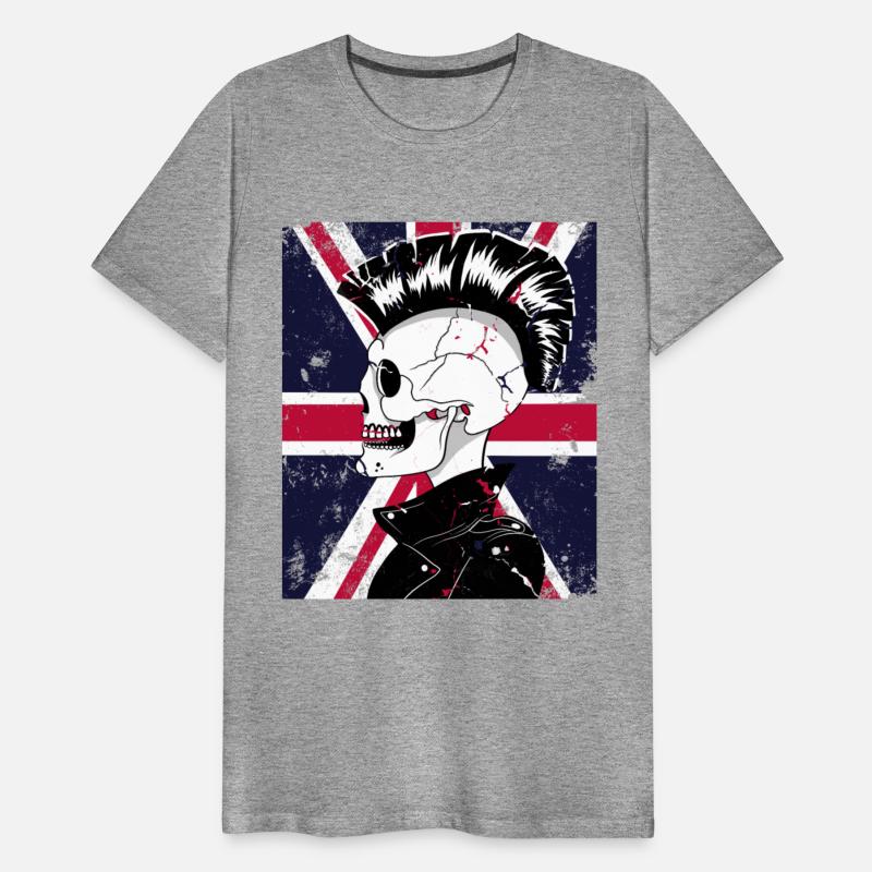 Punk Skull with Union Jack