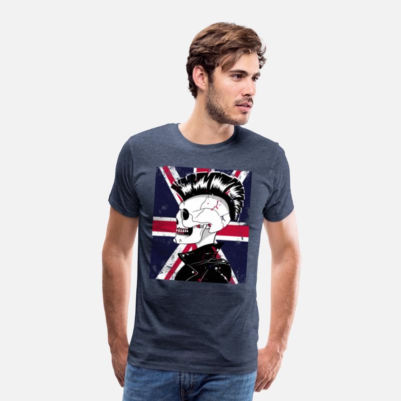 Punk Skull with Union Jack