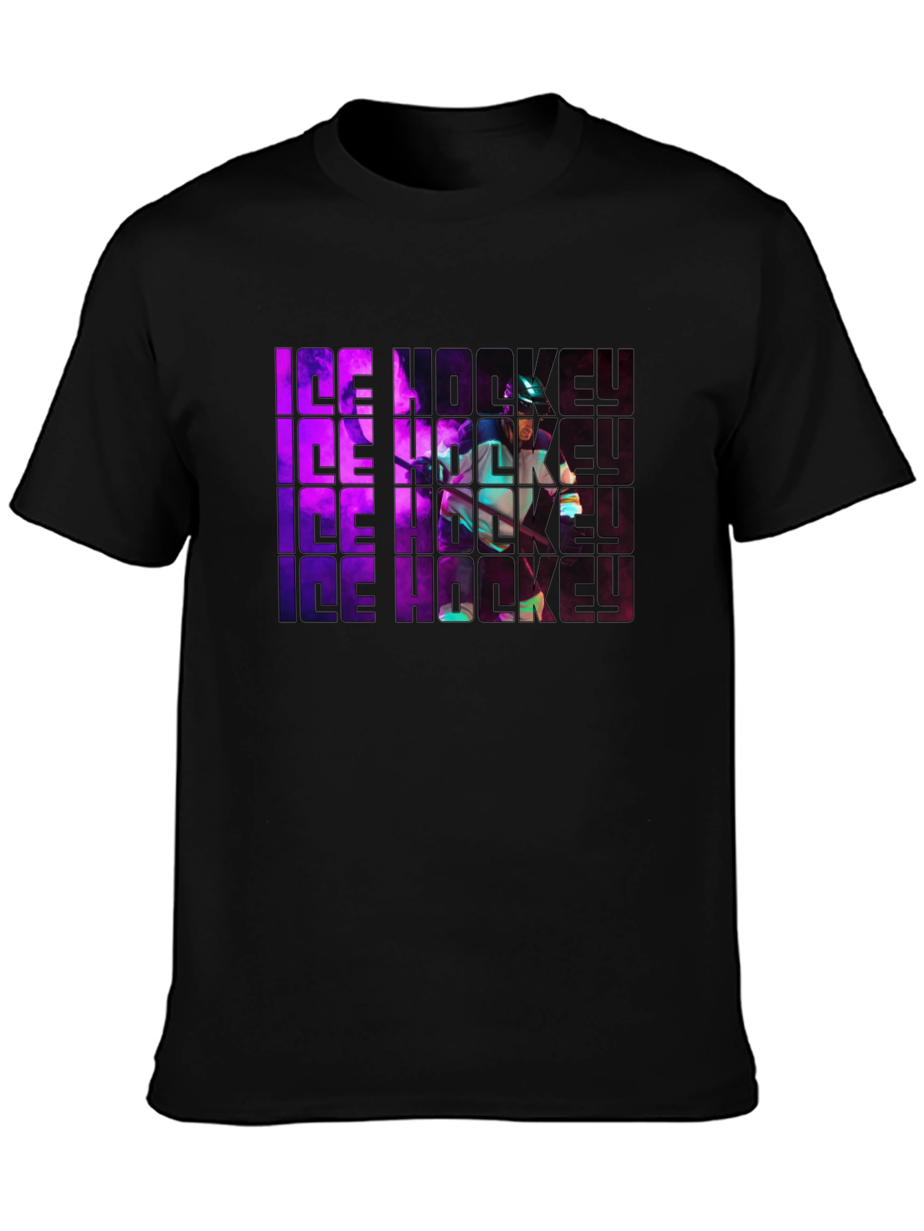 Ice Hockey Graphic Tee - Sportswear Shirt