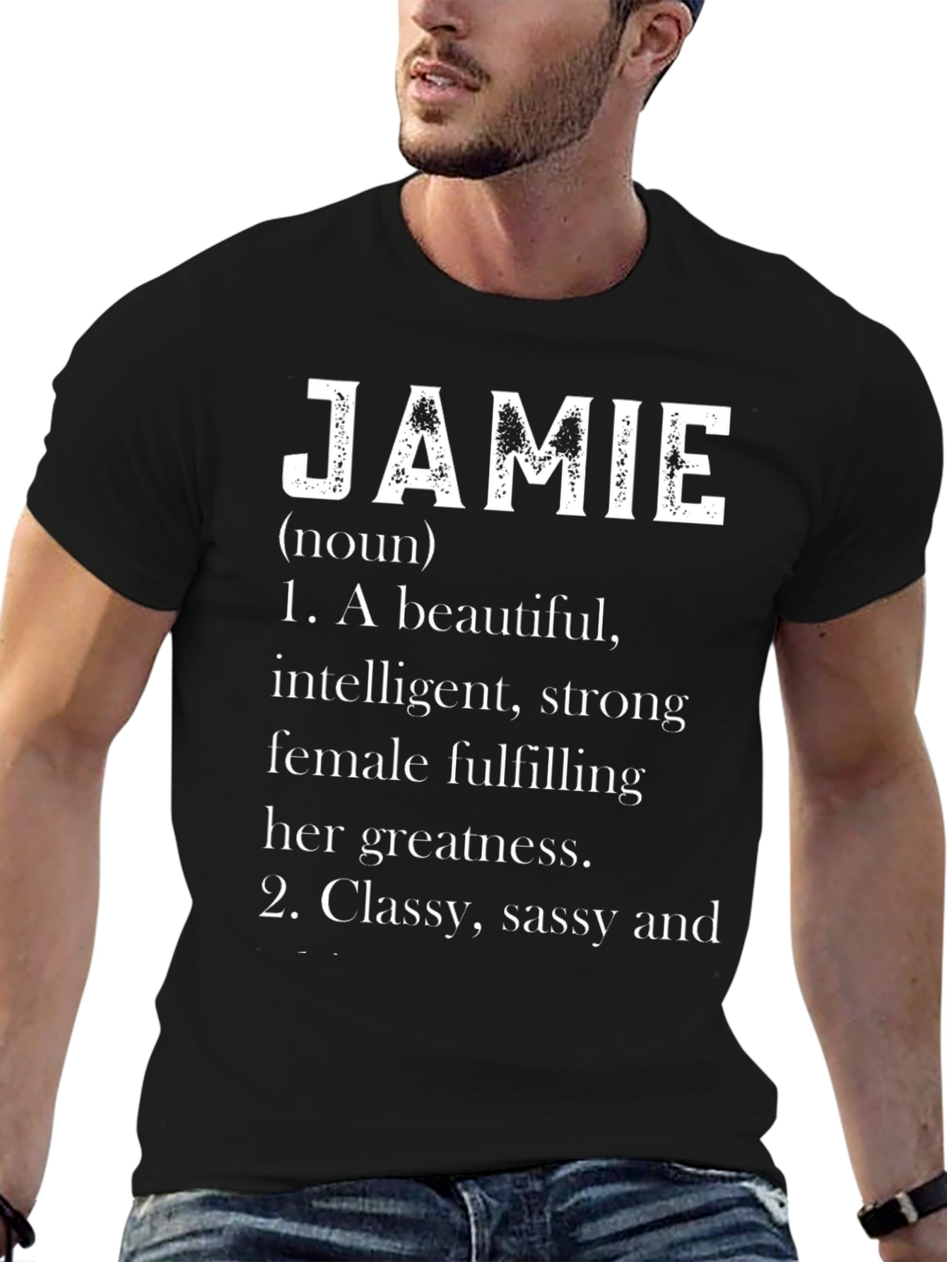 Jamie Definition T-Shirt - Beautiful Intelligent Strong