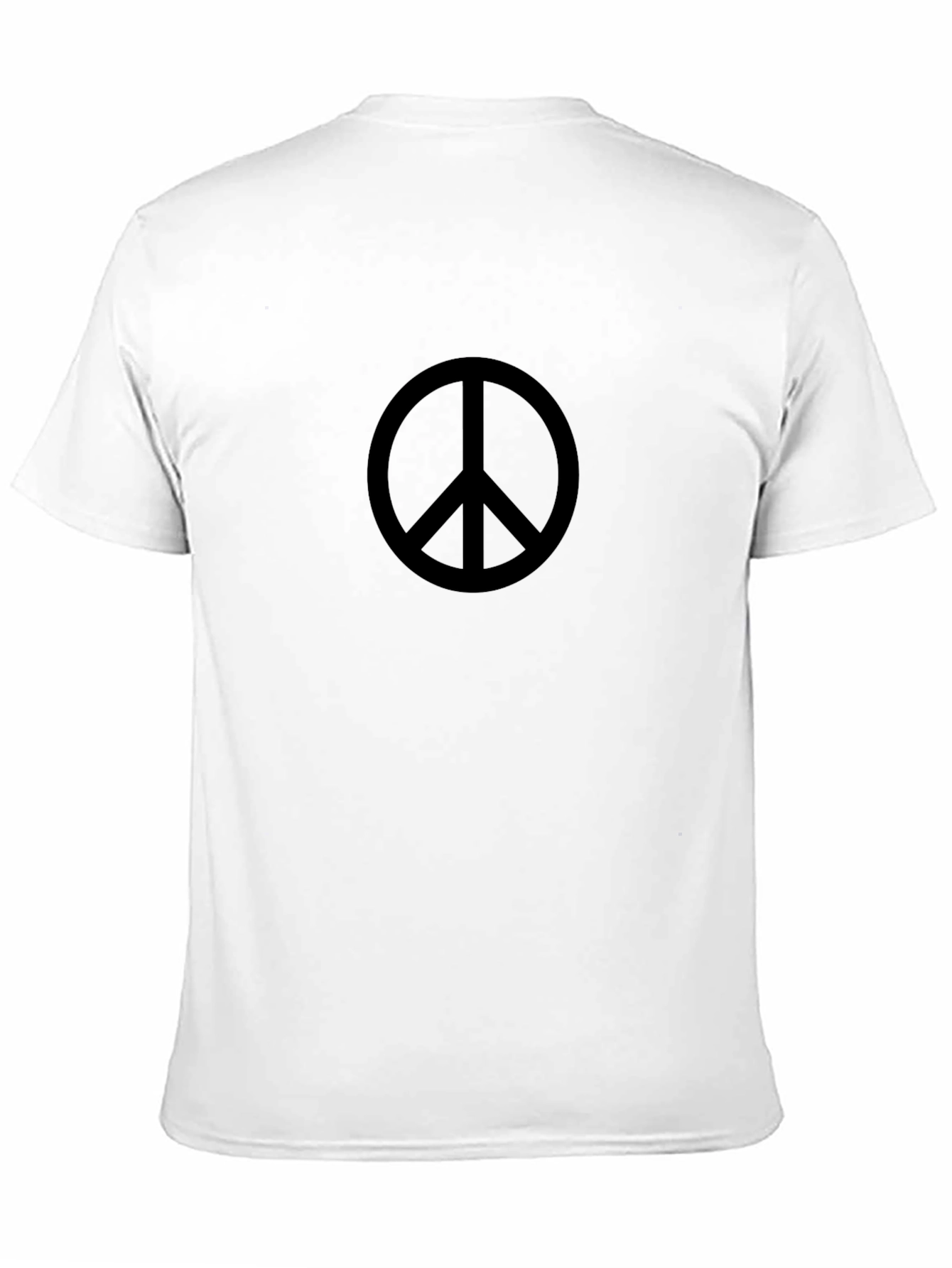 Peace Sign Black T-Shirt - Mens Classic Tee