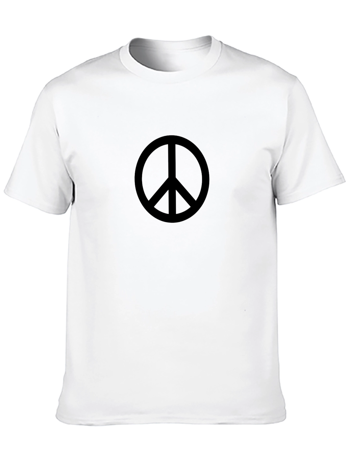 Peace Sign Black T-Shirt - Mens Classic Tee