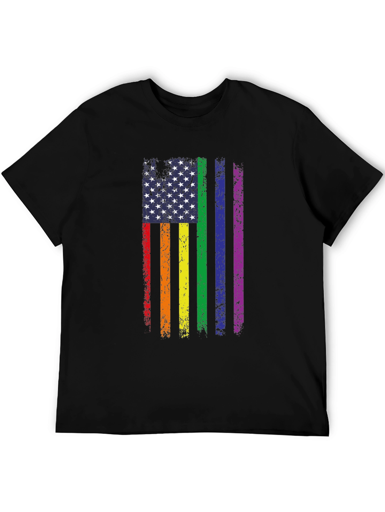 Pride Flag USA Graphic Tee